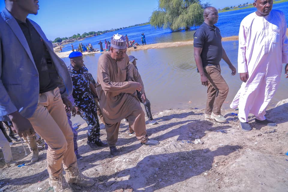 Gov. Zulum visits Ngala, vows to address flooding challenges