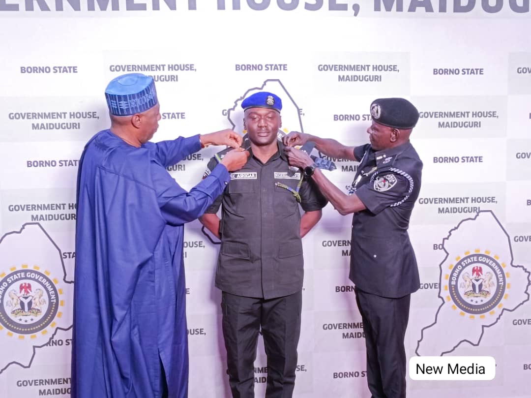 Gov. Zulum decorates ADC with new rank Gov. Zulum decorates ADC with new rank