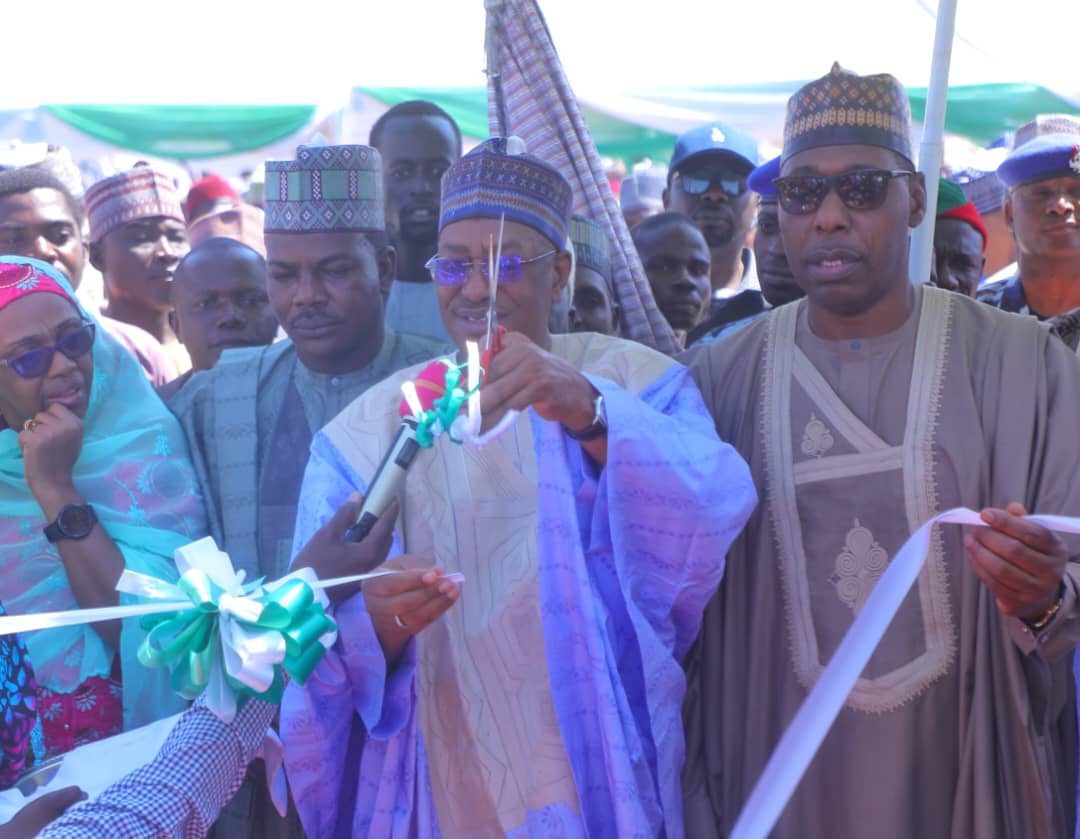 Gov. Zulum commissions international cattle market, others in Banki Town