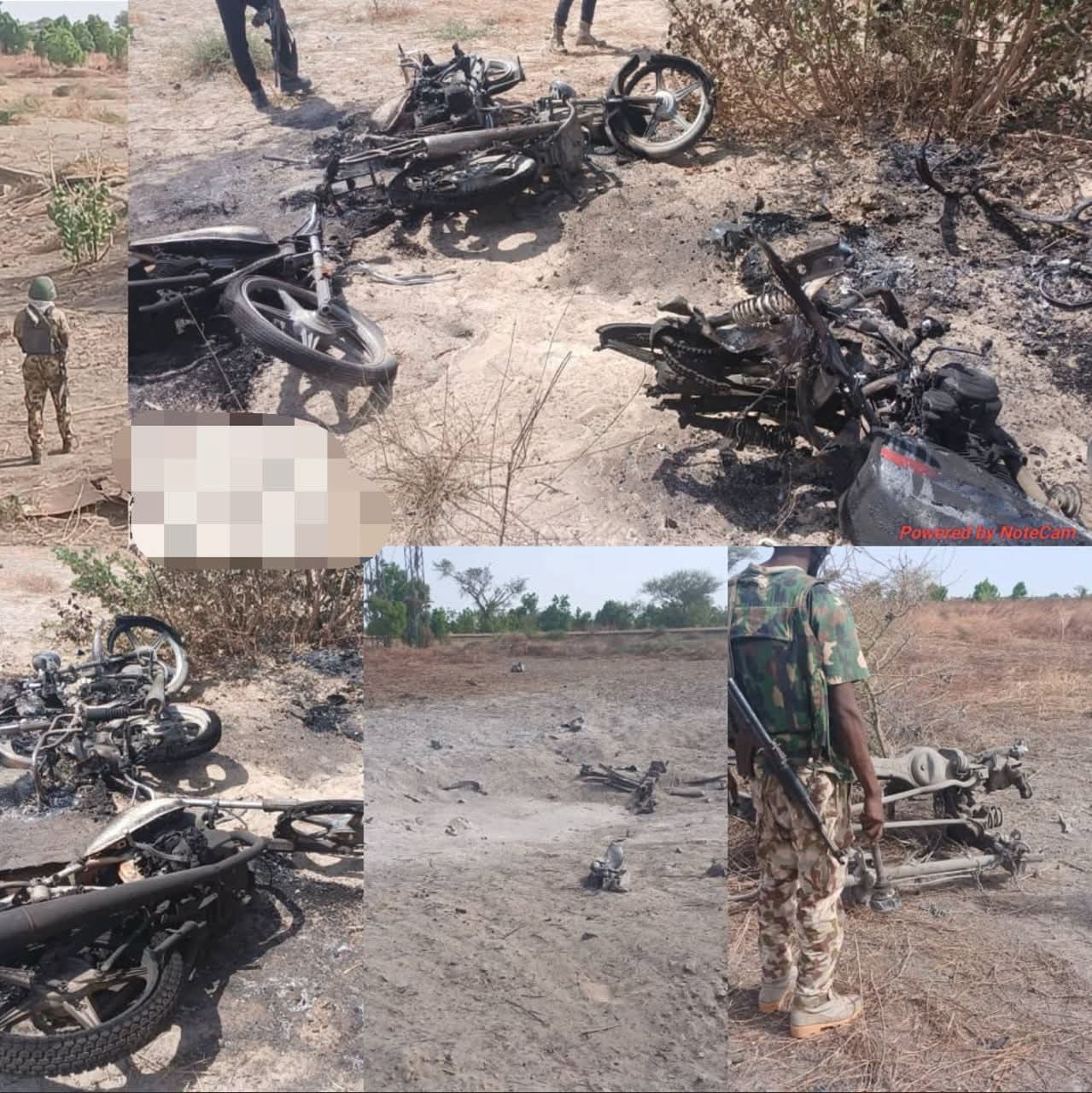 Terrorists met their waterloo as troops repel attacks, recover arms in Borno Terrorists met their waterloo as troops repel attacks, recover arms in Borno