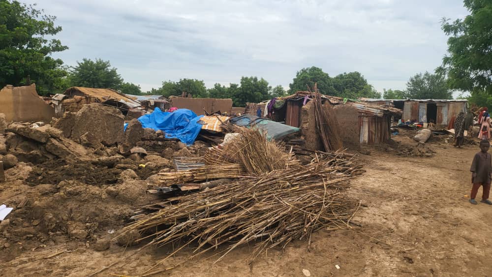 1,209 houses destroyed by flood, windstorm in Borno 1,209 houses destroyed by flood, windstorm in Borno