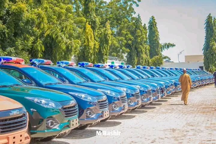 Gov. Buni commissions 47 vehicles, 50 motorcycles to boost security in Yobe Gov. Buni commissions 47 vehicles, 50 motorcycles to boost security in Yobe
